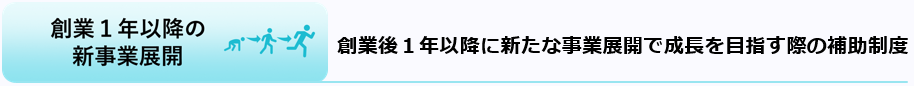 創業1年以降の新事業展開