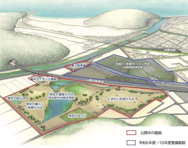 史跡公園整備のイメージ