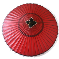 写真「番傘（赤、大）1」