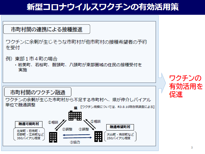 新型コロナウイルスワクチンの有効活用策