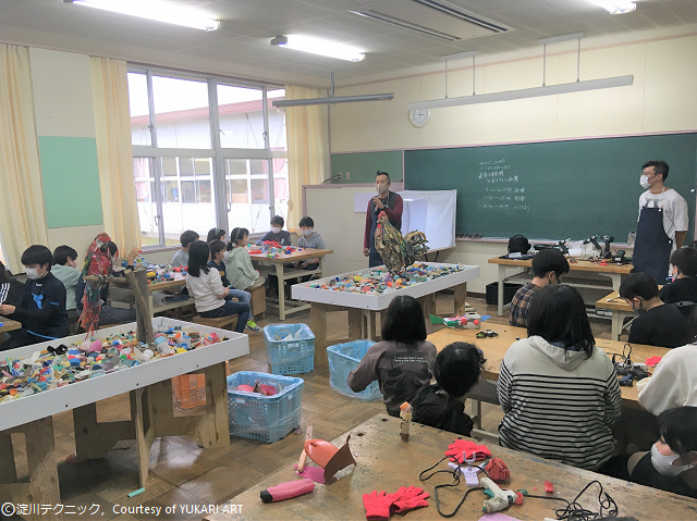 淀川テクニック氏による海ごみアート制作ワークショップを開催！