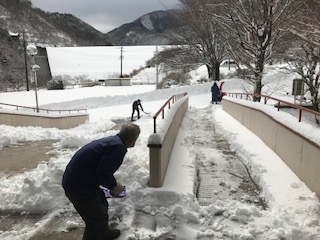 除雪作業の様子です