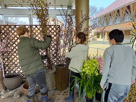 桜装飾