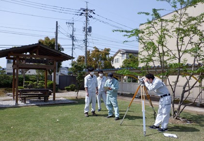 測量の様子