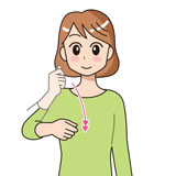 夏休みの手話のイラスト１