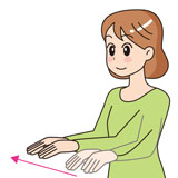 夏休みの手話のイラスト２