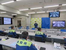 台風第7号に係る鳥取県災害対策本部会議1