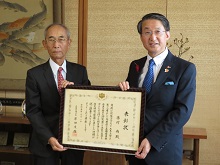 藤村尚　鳥取大学名誉教授からの令和5年度防災功労者内閣総理大臣表彰受賞報告会2