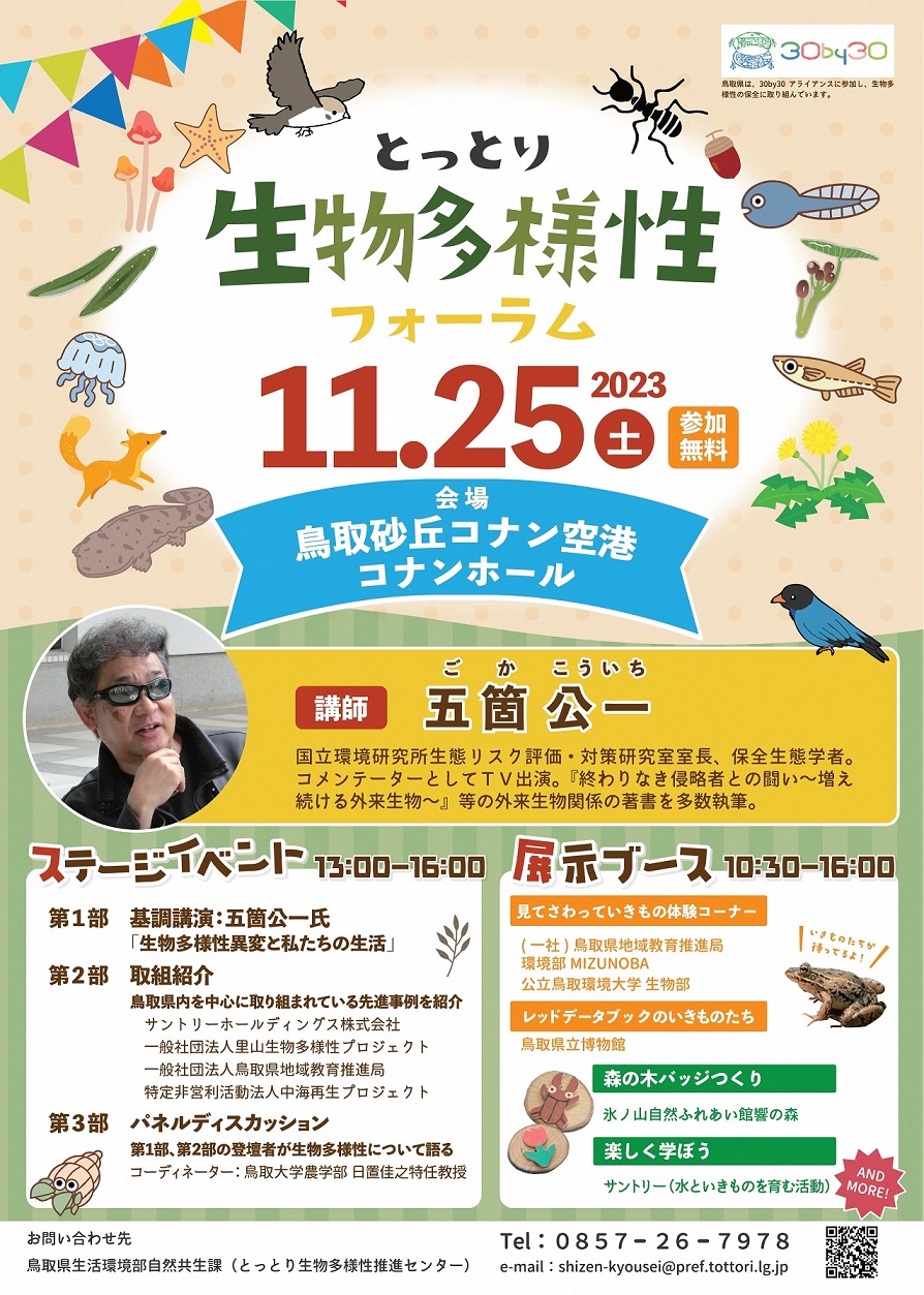生物多様性フォーラムチラシ