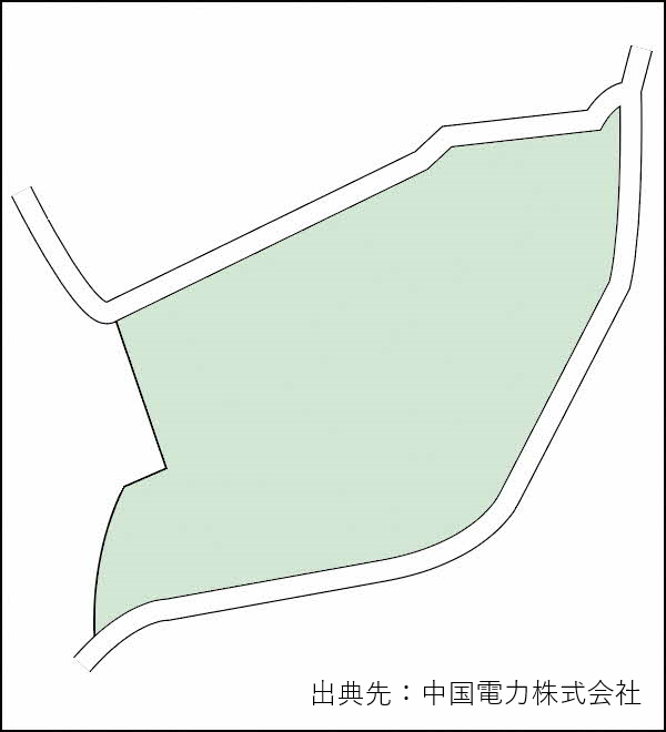 岸本工業団地の詳細図