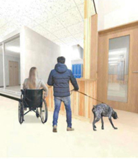鳥取県西部犬猫センターオーリブの受付(イメージ)