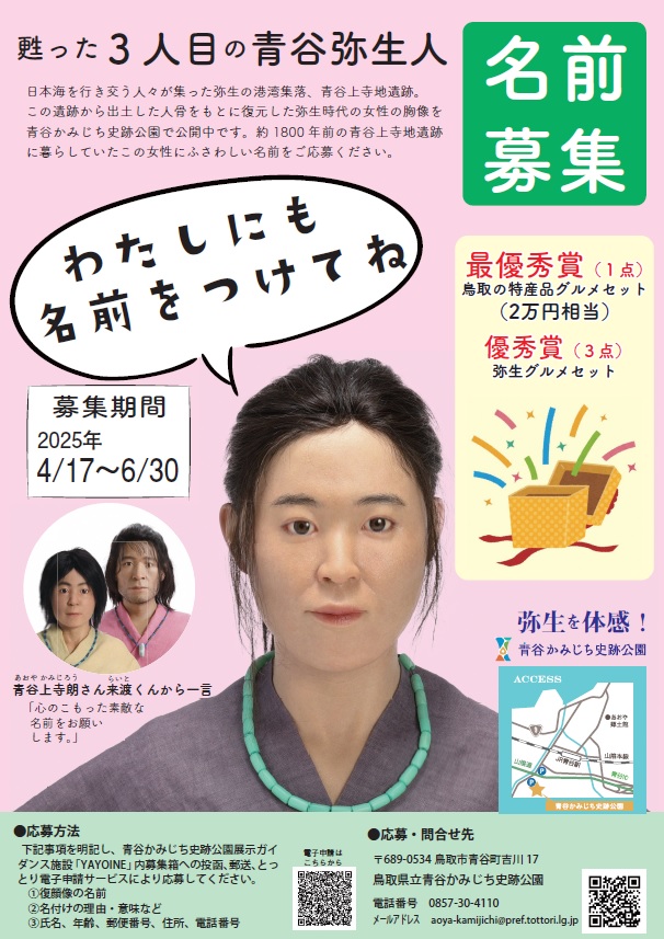 名前募集チラシ(表)