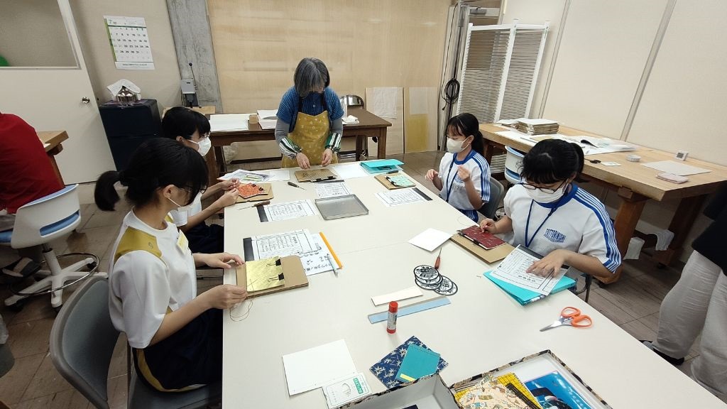和綴じノートづくり体験