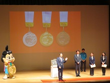 ねんりんピックはばたけ鳥取2024メダルデザイン発表・表彰式、鳥取県代表選手紹介1