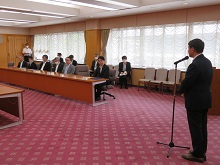 マイナンバーカードの保険証利用に係る表彰式1