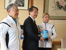 ボクシングの木下鈴花 選手からのパリ五輪最終予選結果及び今後の活動についての報告会2