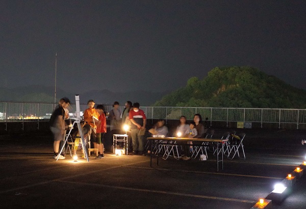 天体望遠鏡を使ったイベントの例