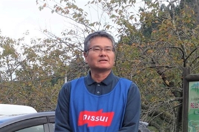 あいさつの様子