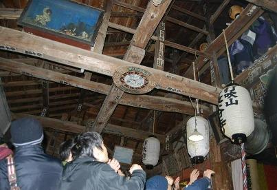 長谷寺の牛玉授け(2018年)写真