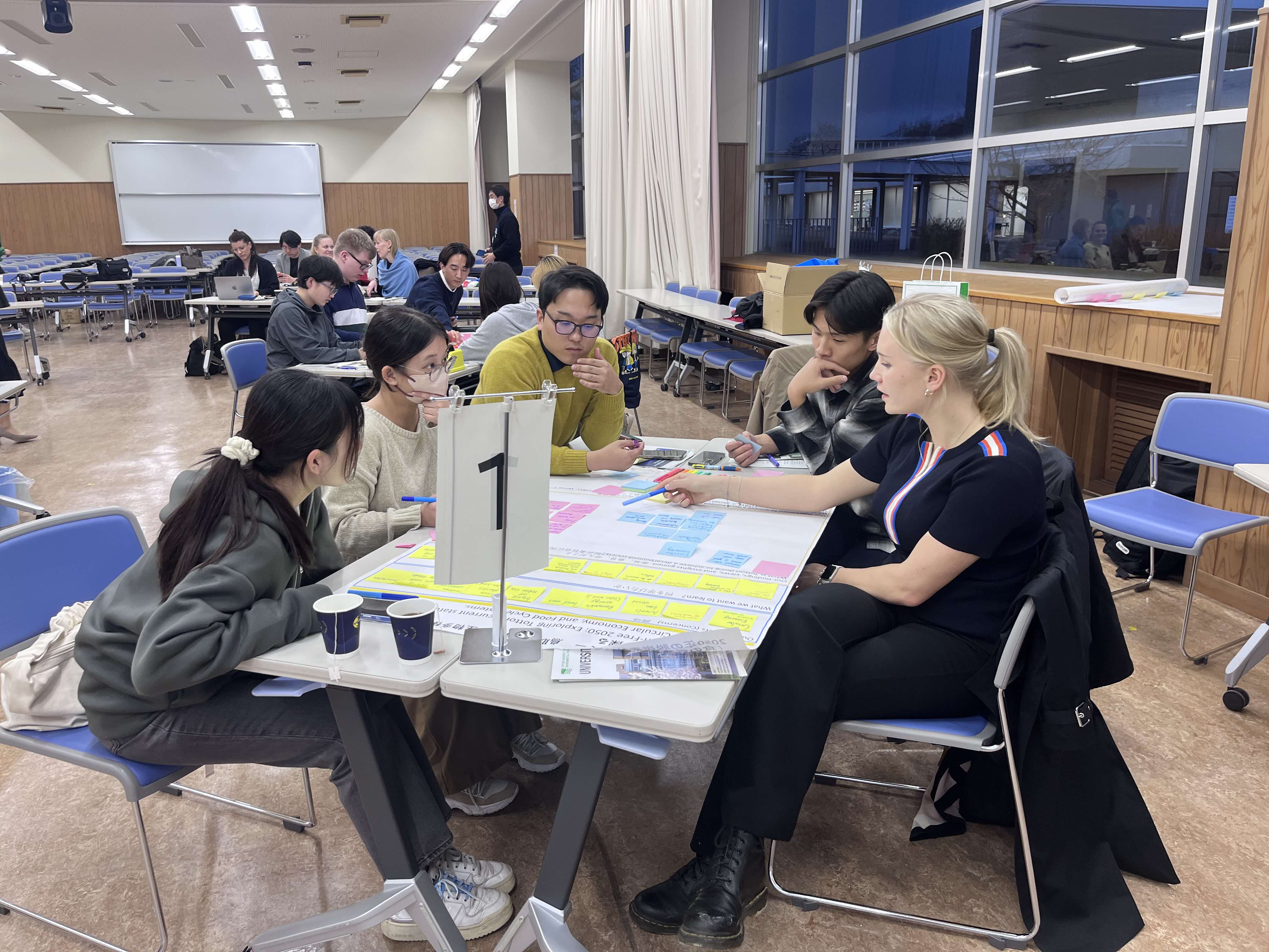 フィンランド学生受入れの様子