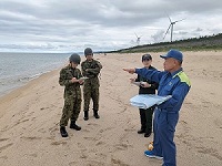 ホバークラフト現地調査の写真