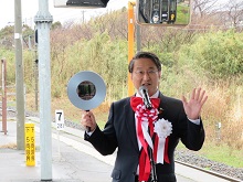 名探偵コナン列車 新デザインお披露目式1