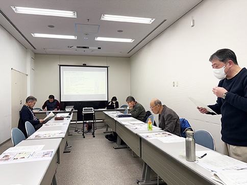 澤公文書館長からの翌年度の開催要項や占領軍のご子孫の来県予定の説明