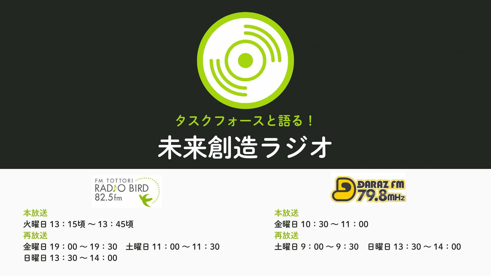 タスクフォースと語る！未来創造ラジオ