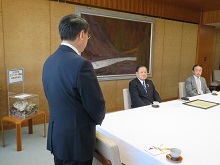 株式会社サンマートからのミャンマー地震救援金贈呈式1
