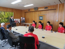 作野剣信 選手からのボクシング・U17アジア選手権銅メダル獲得等報告会1