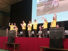 東京2025デフリンピック全国キャラバンカー出発セレモニー2