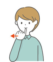 海の手話のイラスト1