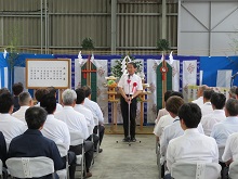 株式会社アロイテクノロジー南部町事業所新鋳造工場竣工式1