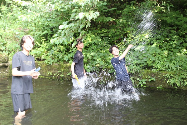 リフレッシュタイム 川遊び
