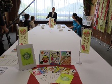 鳥取短期大学からの食育教材「とっとり食パラかるた」制作報告会1