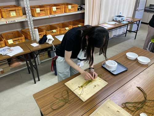 表皮の除去の様子２