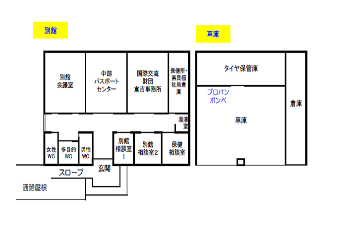 別館平面図