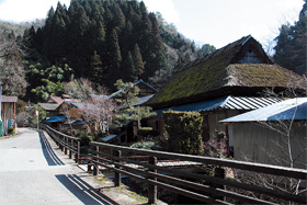 智頭宿板井原集落の風景写真