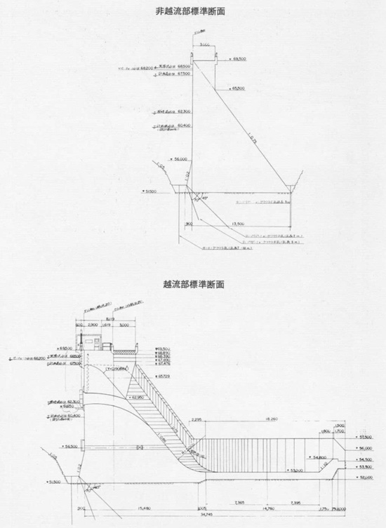 百谷ダム図面２