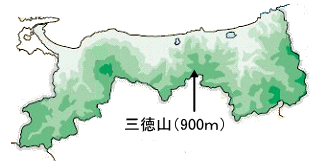 三徳山位置