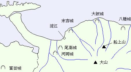 西伯耆の概略図