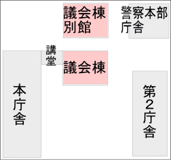 各庁舎配置図