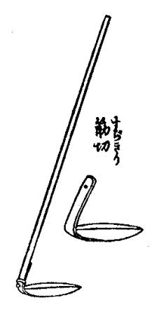筋切(すじきり)の図