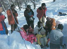 雪の観察会