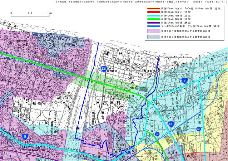 日吉津村全図