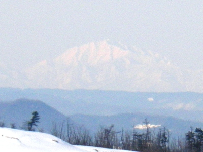 雪の大山(だいせん)