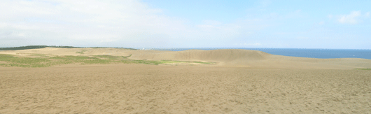 馬の背の風景