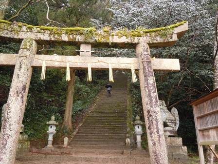 神社の実地調査の写真(その1)