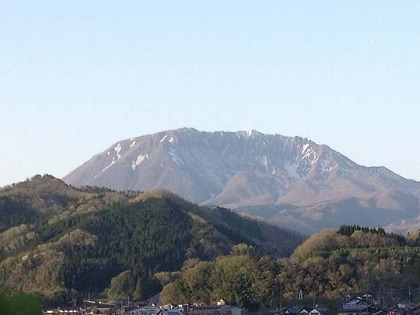 雄大な大山