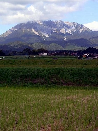 秋の大山 江府町貝田